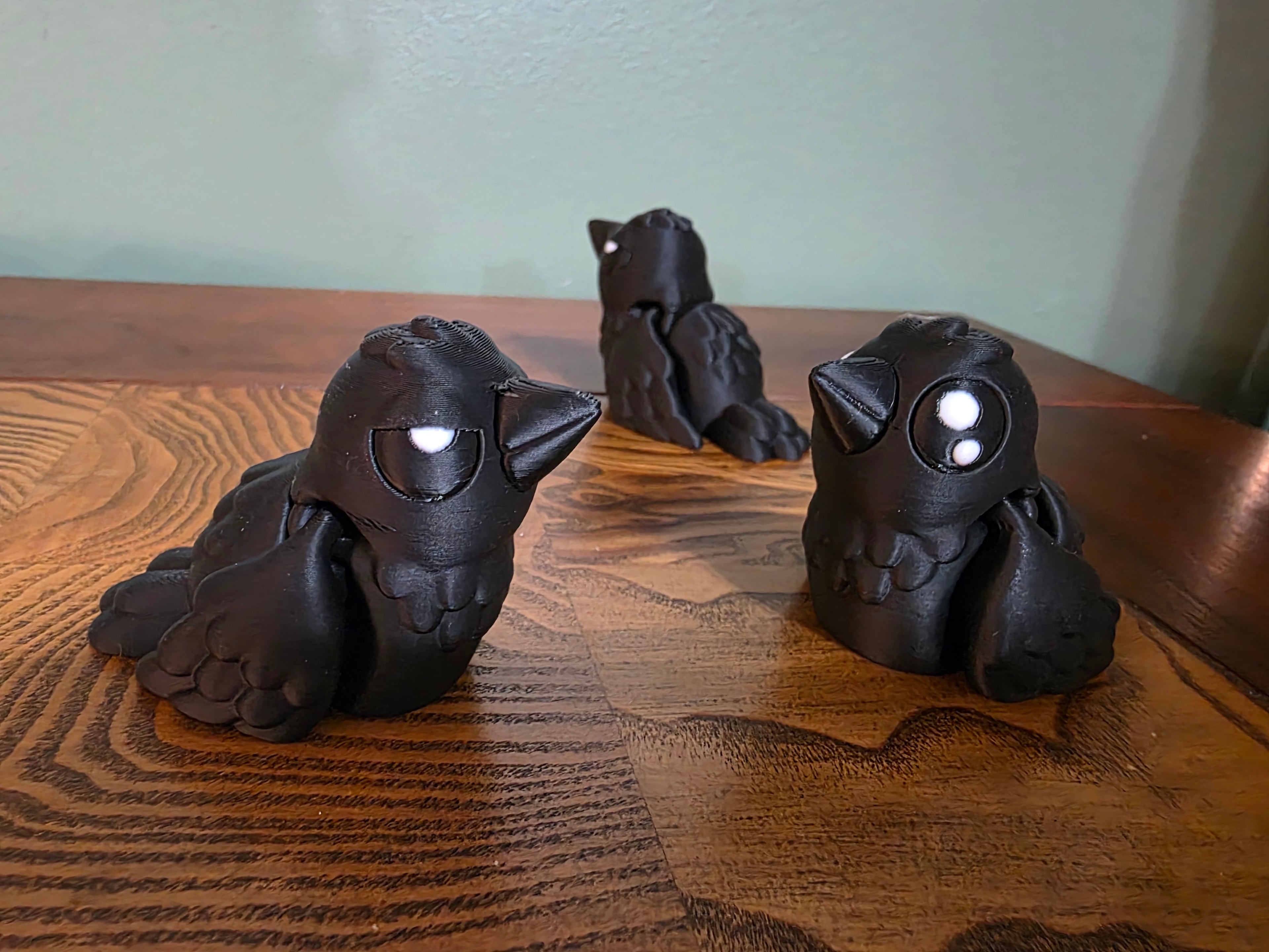 Crow Flexi Critter Fidget Toy