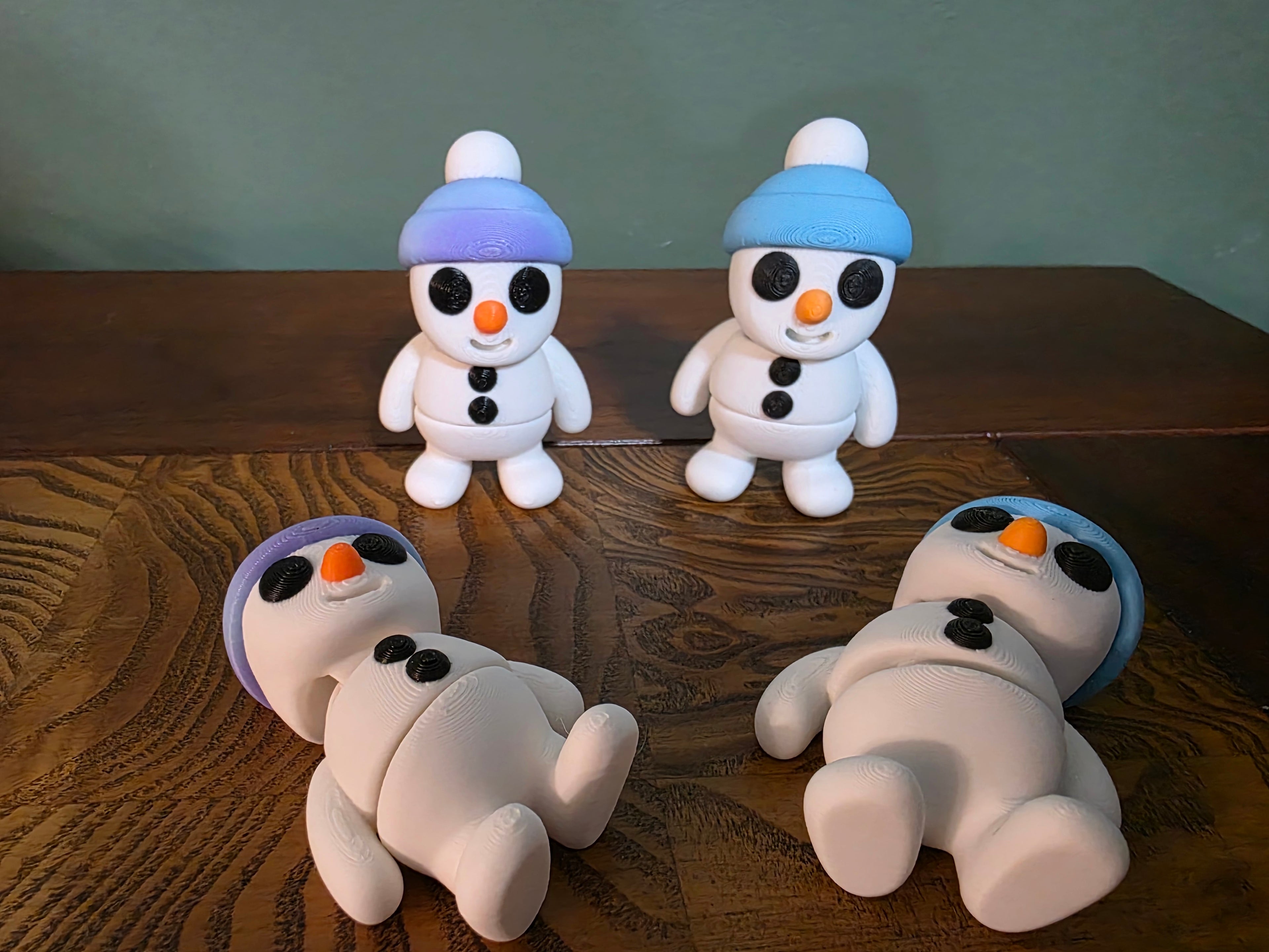 Snowman Flexi Critter Fidget Toy